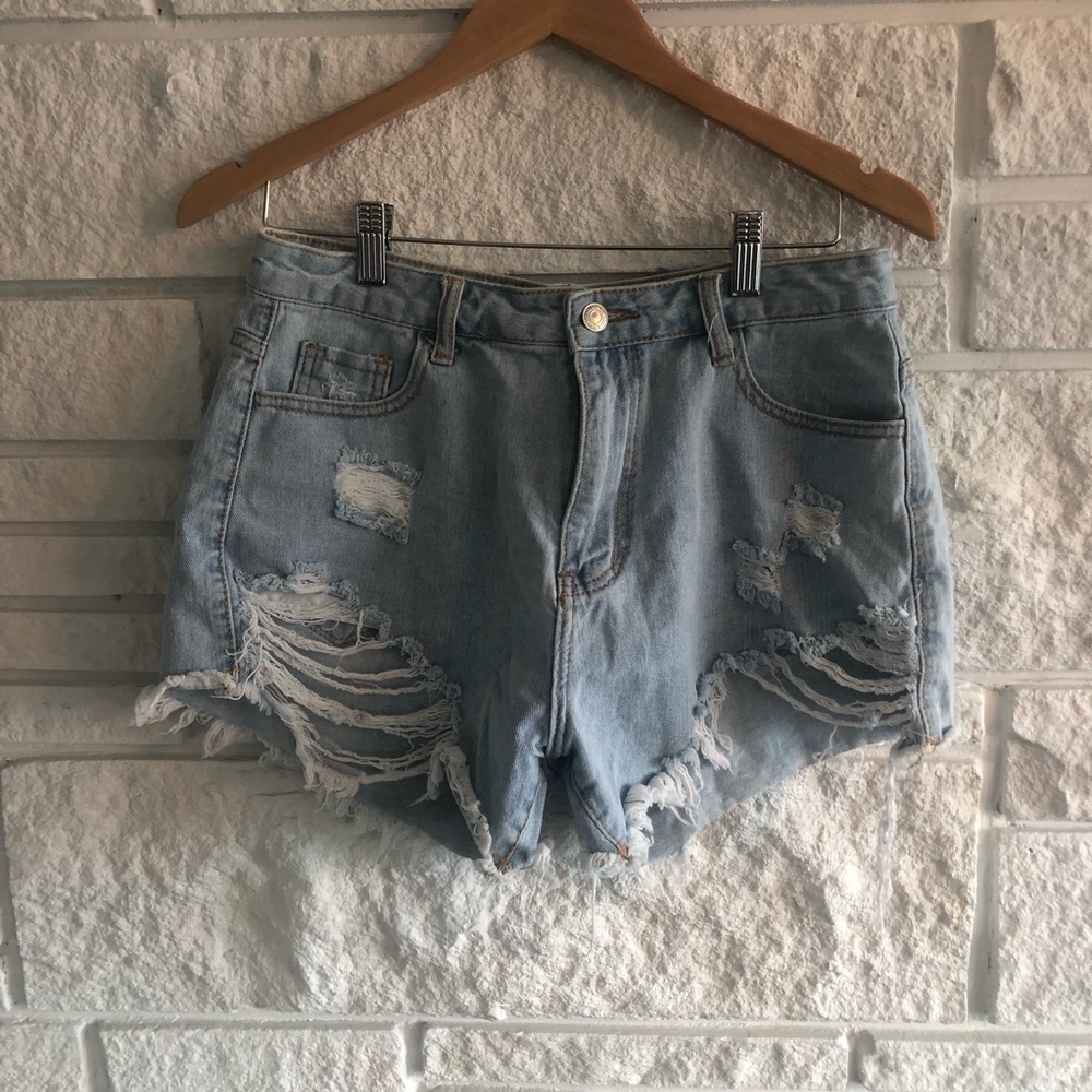 Size M Shein Cutoffs.​
